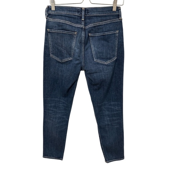 Agolde Sophie High Rise Skinny Crop jeans in medium blue (Reverb), size 28 - Picture 6 of 10